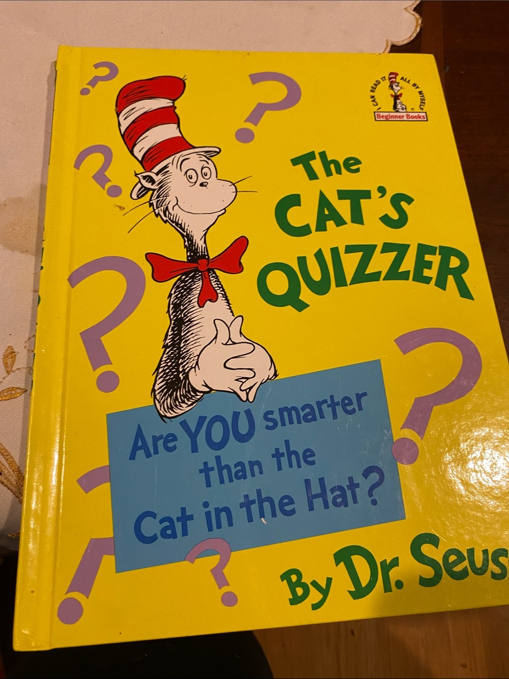 Dr. Seuss The Cat Quizzzer — Orange, Green, Purple, Blue Accents